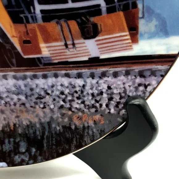 Romantic Age Of Steam Knowles Collector Plate Train Engines The Daylight - Picture 3 of 9